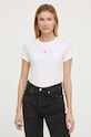 Μπλουζάκι Tommy Jeans DW0DW18140 λευκό SS24