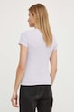 Odzież Tommy Jeans t-shirt DW0DW18140 fioletowy