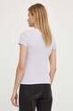 Ρούχα Μπλουζάκι Tommy Jeans DW0DW18140 μωβ