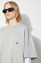 Памучна тениска Carhartt WIP S/S Nelson Grand T-Shirt I031616.1YEGD сив