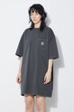 Carhartt WIP cotton t-shirt S/S Nelson Grand T-Shirt gray I031616.98GD
