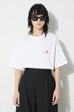 Бавовняна футболка Carhartt WIP S/S American Script T-Shirt білий I032218.02XX