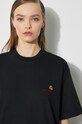 Pamučna majica Carhartt WIP S/S American Script T-Shirt I032218.89XX crna