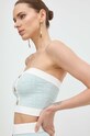 Elisabetta Franchi top zöld TK15B42E2