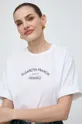 белый Хлопковая футболка Elisabetta Franchi