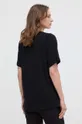 Bavlnené tričko Elisabetta Franchi čierna