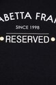 Elisabetta Franchi t-shirt bawełniany czarny MA02342E2