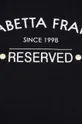 czarny Elisabetta Franchi t-shirt bawełniany