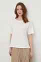 biały Geox t-shirt bawełniany W4510A-T3091 W T-SHIRT