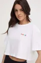 λευκό Βαμβακερή πιτζάμα μπλουζάκι Calvin Klein Underwear Γυναικεία
