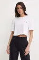 bela Bombažen pižama t-shirt Calvin Klein Underwear
