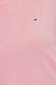 Tommy Jeans tricou din bumbac DW0DW14616 roz