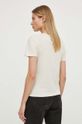 Ρούχα Βαμβακερό μπλουζάκι Tommy Jeans DW0DW14616 μπεζ
