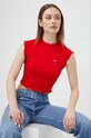 Tommy Jeans top rosu DW0DW17884