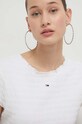 Tommy Jeans tricou alb DW0DW17888