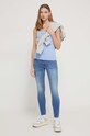 Tommy Jeans top DW0DW17364 niebieski SS24