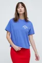 blu Tommy Jeans t-shirt in cotone