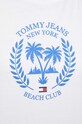 Tommy Jeans tricou din bumbac DW0DW17835 alb