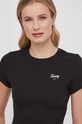 Μπλουζάκι Tommy Jeans DW0DW17986 μαύρο SS24