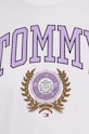 Bavlněné tričko Tommy Jeans DW0DW17824 bílá