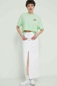 Tommy Jeans t-shirt bawełniany DW0DW18141 zielony SS24