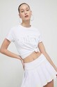 Juicy Couture t-shirt regular biały JCBCT223826.117