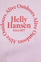 Bavlněné tričko Helly Hansen 54080 růžová