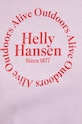 Bavlněné tričko Helly Hansen 54080 růžová