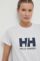 Helly Hansen t-shirt bawełniany 34465 szary