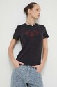 Tričko Desigual D COR černá 24SWTKAK