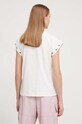 Одяг Бавовняна футболка Desigual 24SWTK55 білий