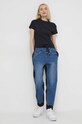 Μπλουζάκι Desigual 24SWTK89 μαύρο SS24
