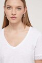 Хлопковая футболка Desigual белый 24SWTK82