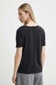 Одежда Хлопковая футболка Desigual 24SWTK82 чёрный