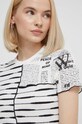 Desigual tricou alb 24SWTKA8