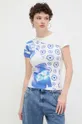 niebieski Desigual t-shirt ORAN