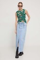 Desigual top 24SWTK24 verde SS24