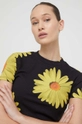 czarny Desigual t-shirt MARGARITAS