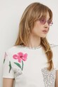 Desigual t-shirt MIRNA beige 24SWTK10