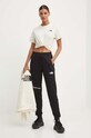 The North Face t-shirt bawełniany W S/S Relaxed Redbox Tee NF0A87NKQLI1 beżowy SS24
