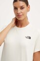 The North Face t-shirt bawełniany W S/S Relaxed Redbox Tee NF0A87NKQLI1 beżowy