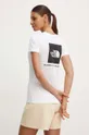 The North Face cotton t-shirt W S/S Redbox Slim Tee 100% Cotton