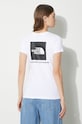Abbigliamento The North Face t-shirt in cotone W S/S Redbox Slim Tee NF0A87NMFN41 bianco