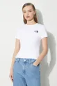 The North Face t-shirt in cotone W S/S Redbox Slim Tee Donna
