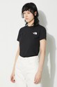 Clothing The North Face cotton t-shirt W S/S Redbox Slim Tee NF0A87NMJK31 black
