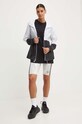 Bavlnené tričko The North Face W S/S Essential Oversize Tee NF0A87NQJK31 čierna SS25