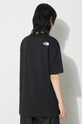 Abbigliamento The North Face t-shirt in cotone W S/S Essential Oversize Tee NF0A87NQJK31 nero