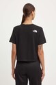 Îmbrăcăminte The North Face tricou W Simple Dome Cropped Slim Tee NF0A87U4JK31 negru
