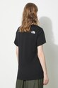 Îmbrăcăminte The North Face tricou din bumbac W S/S Relaxed Easy Tee NF0A87N9JK31 negru