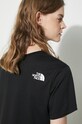 The North Face tricou din bumbac W S/S Relaxed Easy Tee NF0A87N9JK31 negru